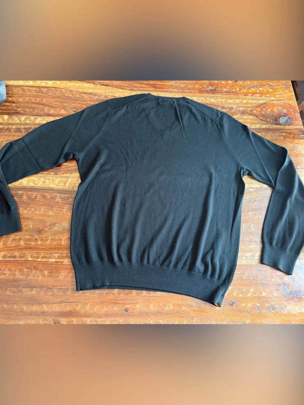 Men's Banana Republic Black V-Neck Sweater
